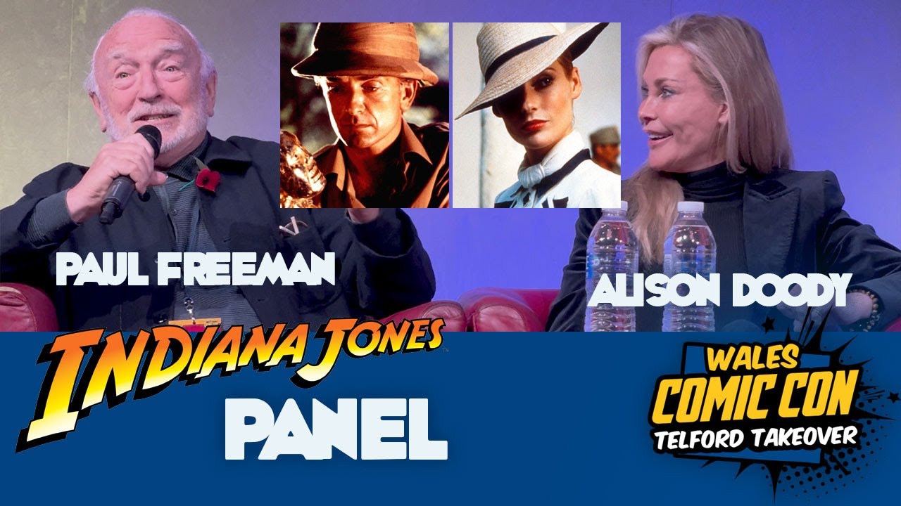 Indiana Jones Panel - Paul Freeman & Alison Doody - Wales Comic Con November 2023