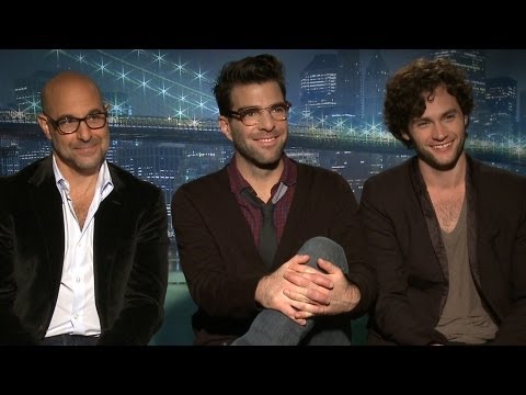 Badgley, Tucci and Quinto on 'Margin Call'