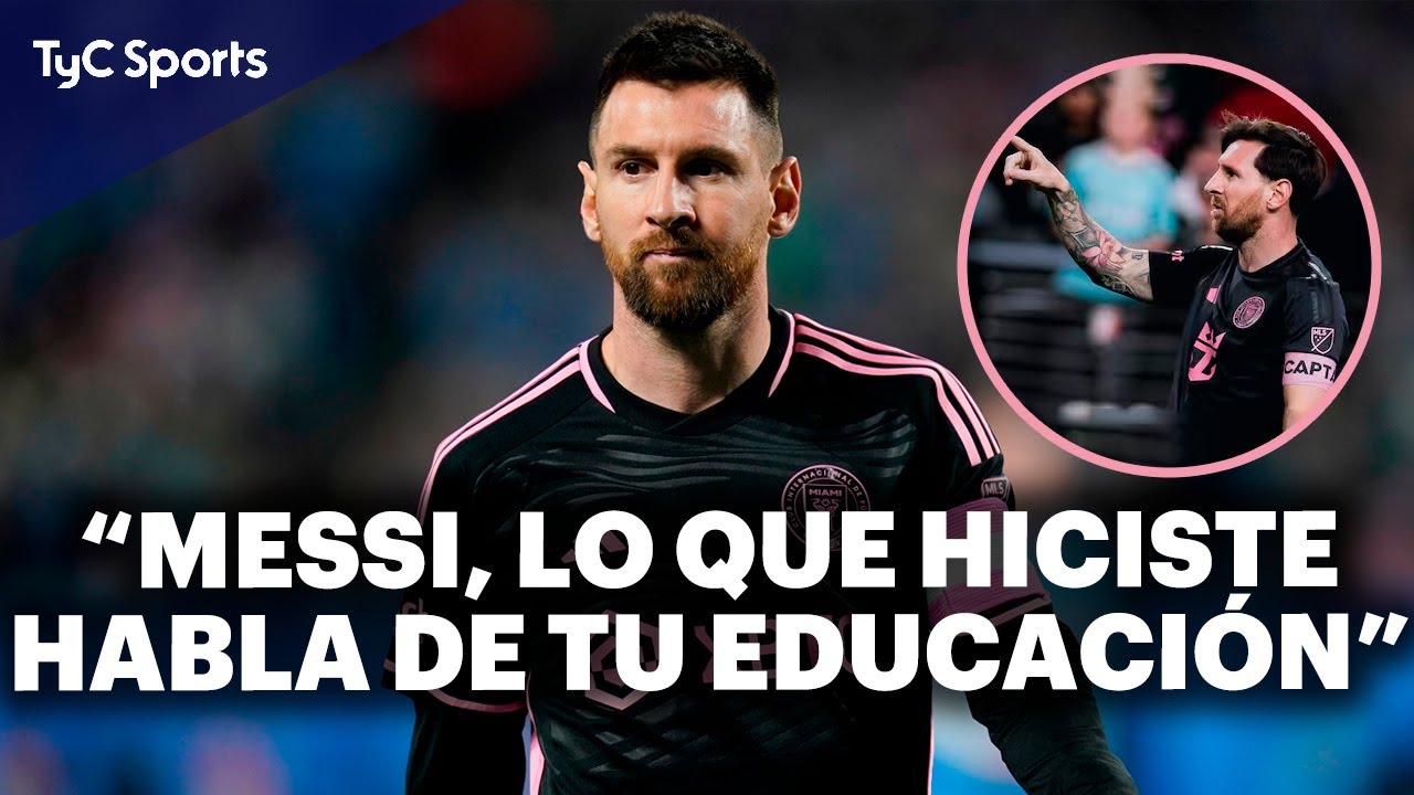 POLÉMICA por el FESTEJO de MESSI contra HINCHAS de MÉXICO 🔥 Un exfutbolista SALIÓ AL CRUCE con LEO