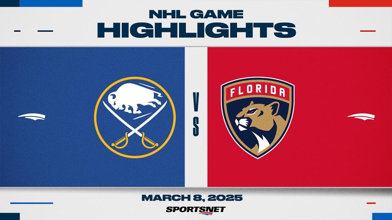 NHL Highlights | Panthers vs. Sabres - March 8, 2025