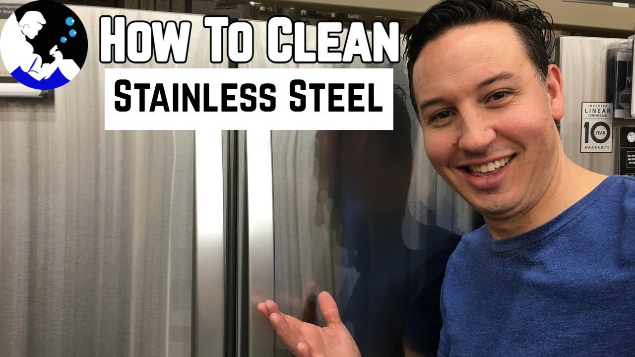 How To Clean a Stainless Steel Appliance Like a PRO!