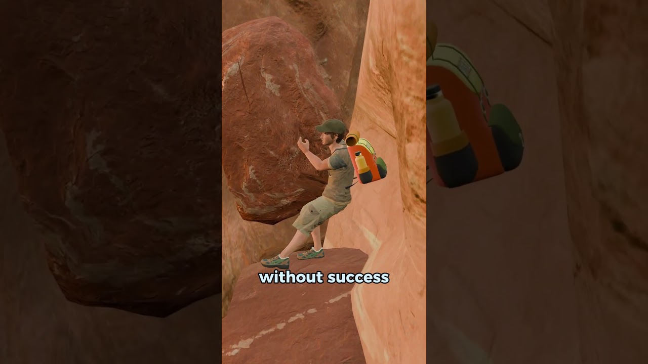 127 HOURS trapped in a CANYON