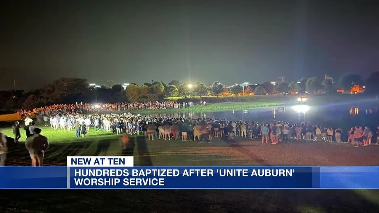 Hundreds baptized after Unite Auburn worship service