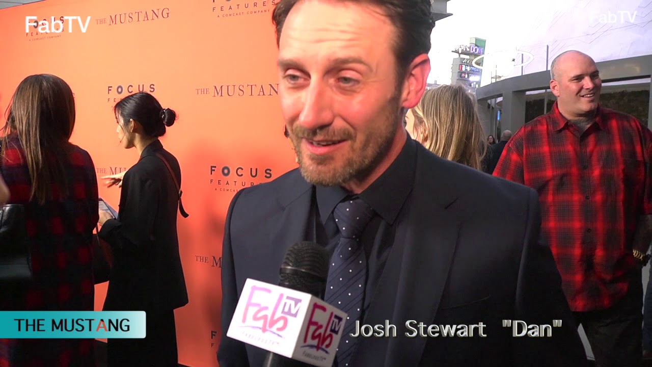 "THE MUSTANG" premiere with Josh Stewart
