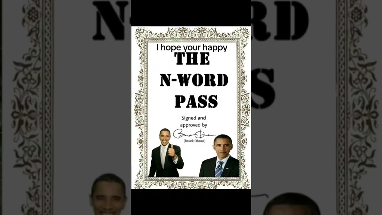 Stop scrolling! have found an N Word pass!!!#memes #funny #Nword #pass