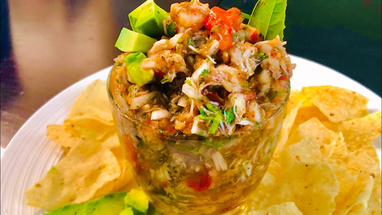 How to make Crab & Shrimp Campechana | Best Healthy Seafood Appetizer