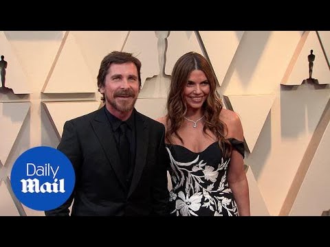 Christian Bale and his wife Sibi Blazic on 2019 Oscars carpet