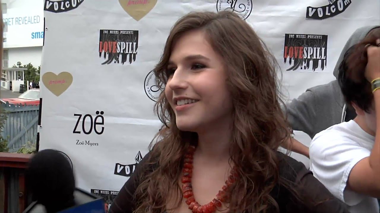 Erin Sanders Interview Big Time Rush Secrets? at Love Spill Event