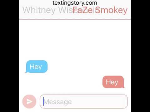 JWO TextingStory - FaZe Smokey Meets the Love of His Life (Whitney Wisconsin)