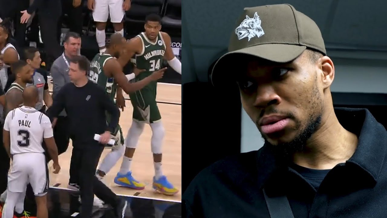 Giannis speaks on getting heated with Chris Paul for trip "enough is enough" 👀