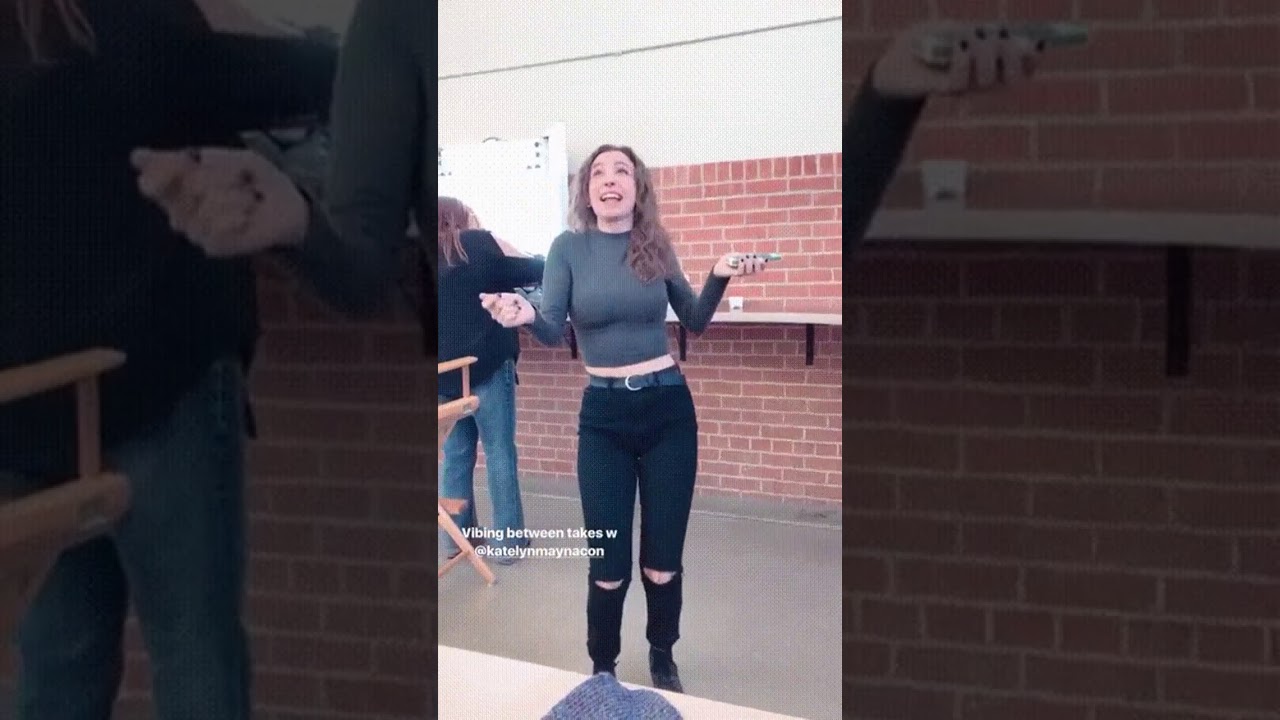 Katelyn Nacon dancing