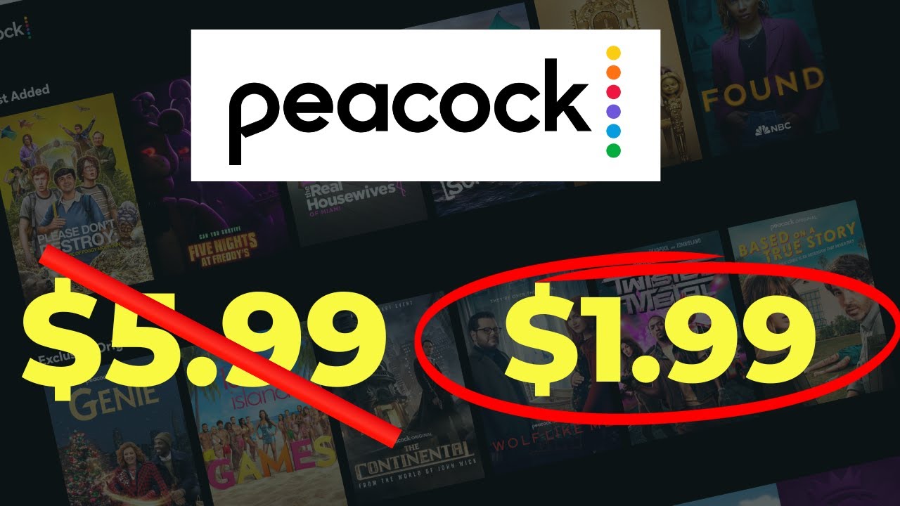 Peacock Black Friday 2023 Deal: $1.99/Month for an Entire Year!