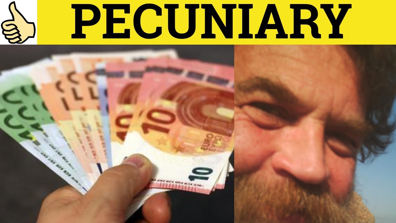 🔵 Pecuniary - Pecuniary Meaning - Pecuniary Examples - Pecuniary Definition - GRE 3500 Vocabulary