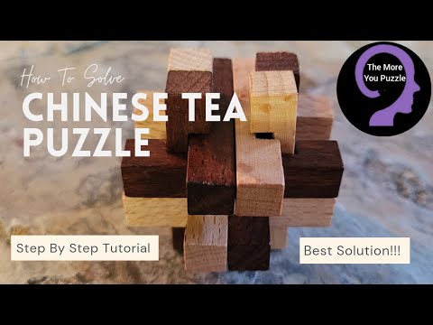 BEST SOLUTION!!! Chinese Tea Puzzle Tutorial🧐