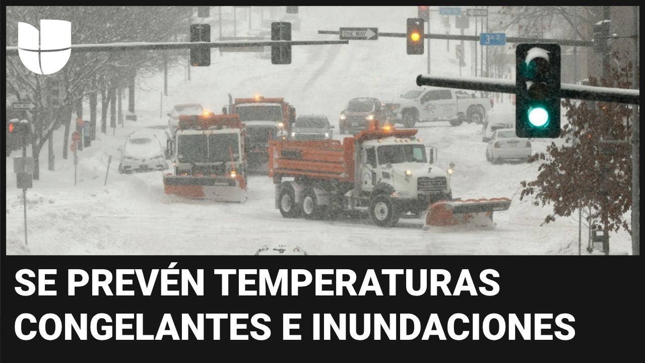 Más de 40 estados de EEUU, bajo alerta por un sistema de tormentas: pronóstico para el fin de semana