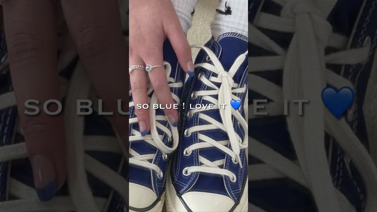 How about blue converse !💙 Love it 🥹