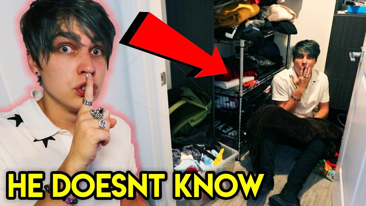 Secretly Staying OVERNIGHT in Best Friend's Apartment | Colby Brock