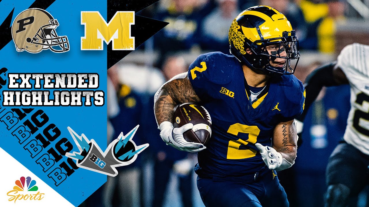 Purdue vs. Michigan | EXTENDED HIGHLIGHTS | 11/4/2023 | NBC Sports