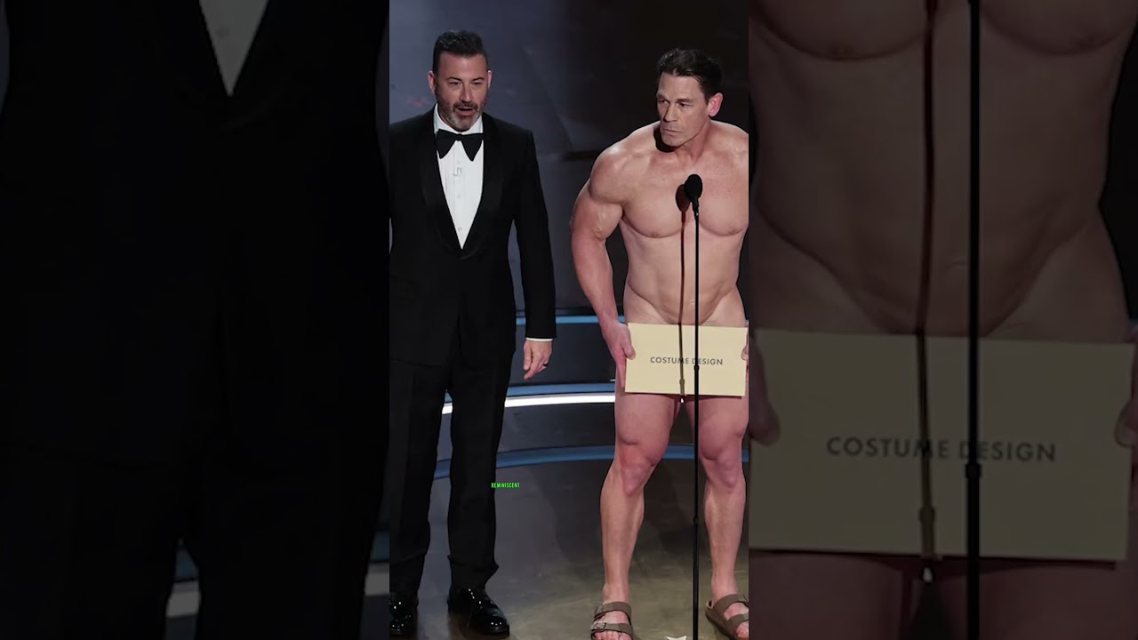 John Cena's Unexpected Oscars Moment: Presenting Naked for Best Costume Design