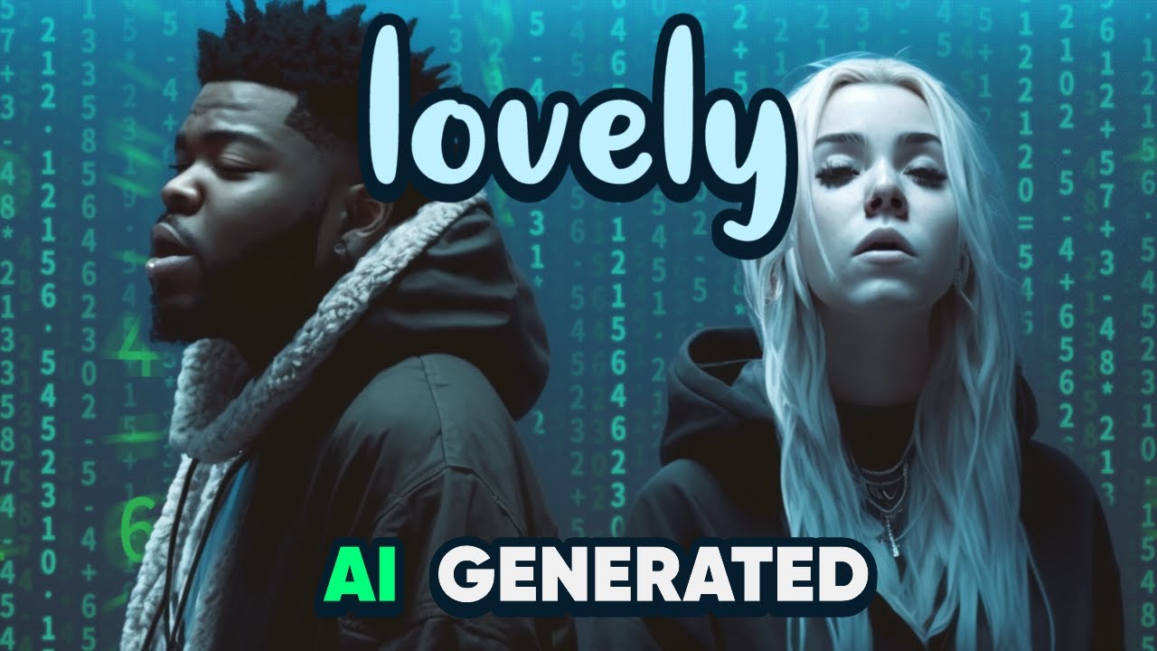 Billie Eilish, Khalid - lovely - But Each Line Is An AI Generated Image