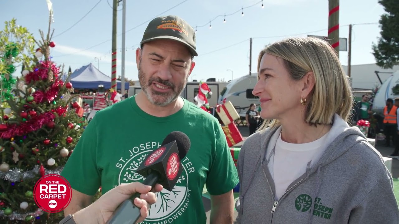 Jimmy Kimmel and Molly McNearney's holiday traditions consist of seven fishes and giving back