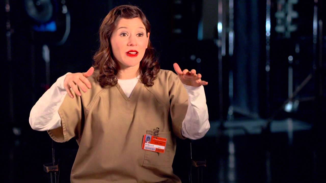 Orange Is The New Black: Yael Stone "Lorna Morello" Season 2 On Set TV Interview | ScreenSlam