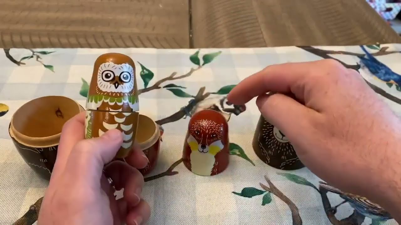 Tphon Russian Nesting Dolls Bear Wooden Matryoshka Dolls Review