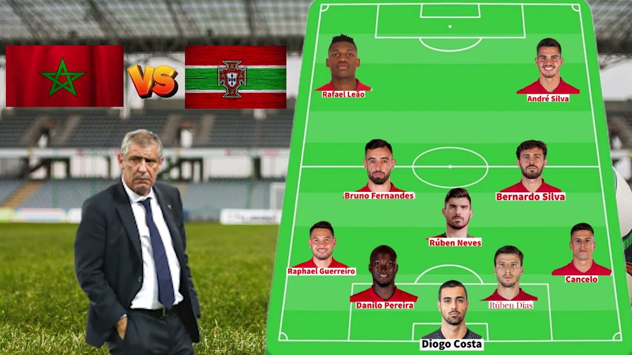 PORTUGAL VS MOROCCO HEAD TO HEAD STARTING LINEUPS | WORLD CUP 2022 QATAR