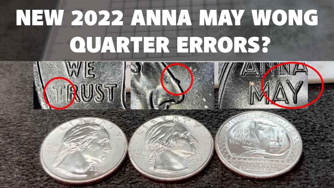 NEW Anna May Wong 2022P Quarter ERRORS? $500 Quarter Box Hunt and Fill - Episode 6