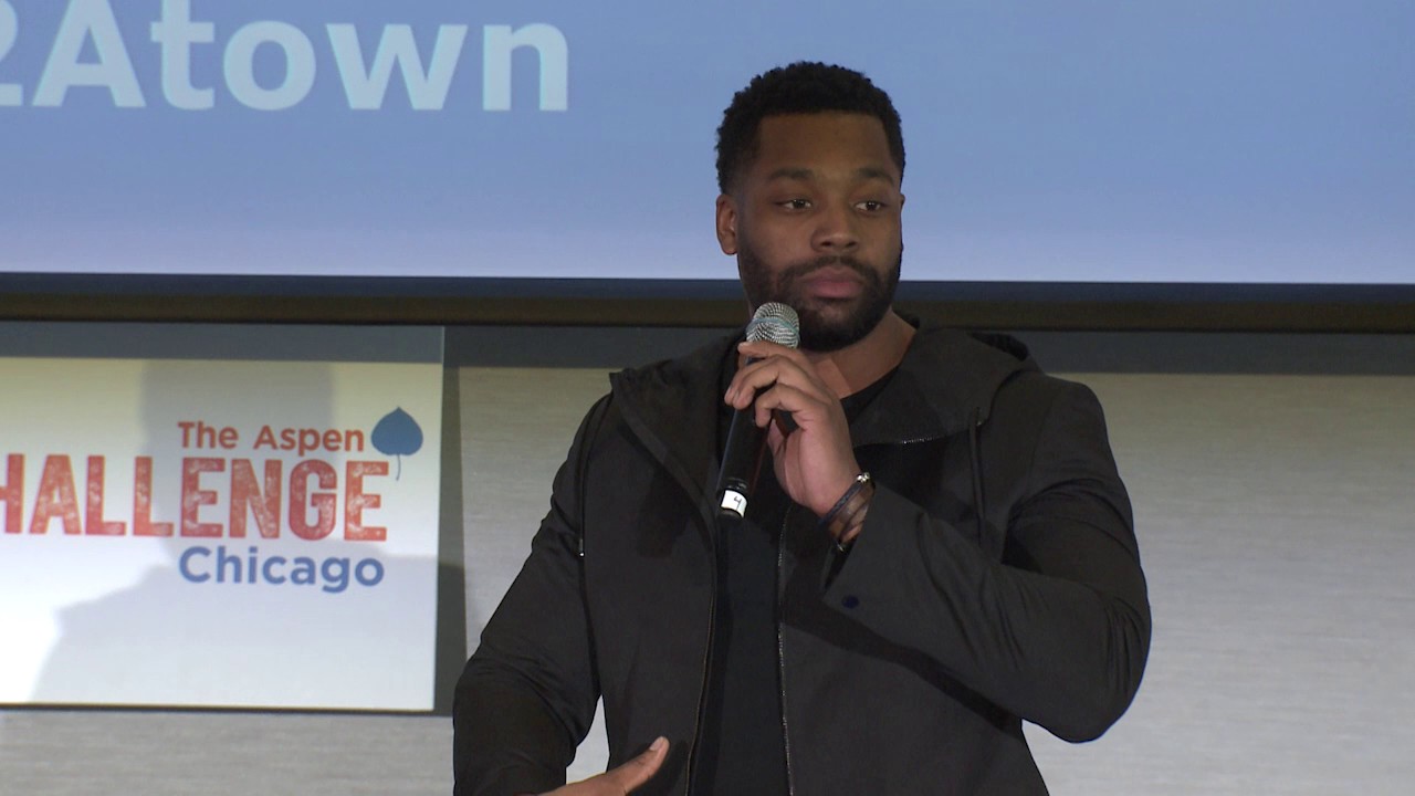 Laroyce Hawkins at the 2017 Aspen Challenge Opening Forum Chicago