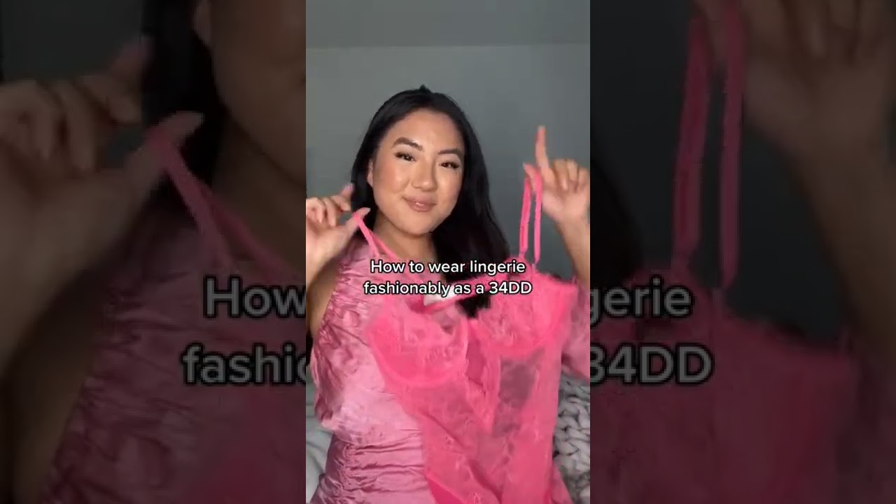 How To Wear Lingerie Fashionably As A 34DD | Fashion Hacks #shorts #fashion #outfit #lingerie