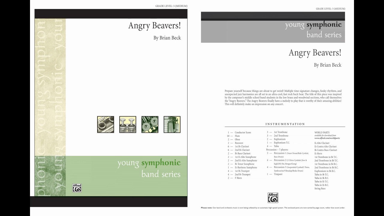 Angry Beavers!, by Brian Beck – Score & Sound