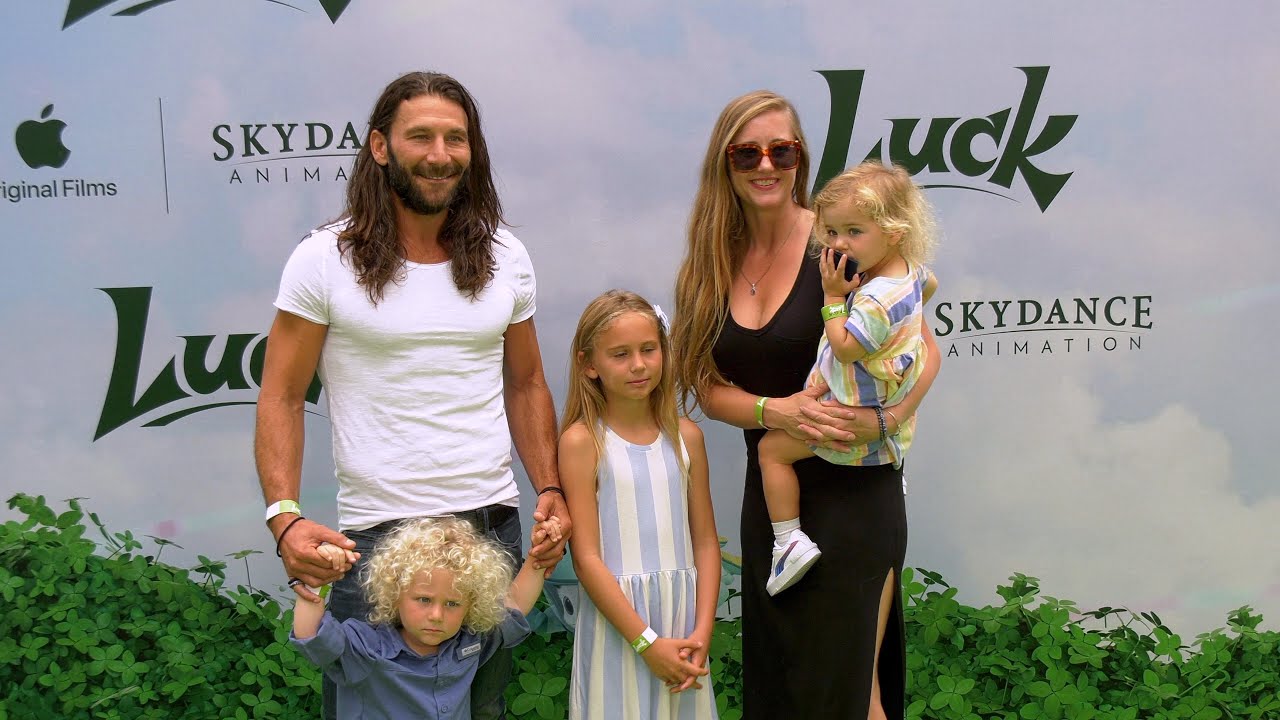 Zach McGowan "Luck" Global Premiere Screening Green Carpet | Apple Original Film