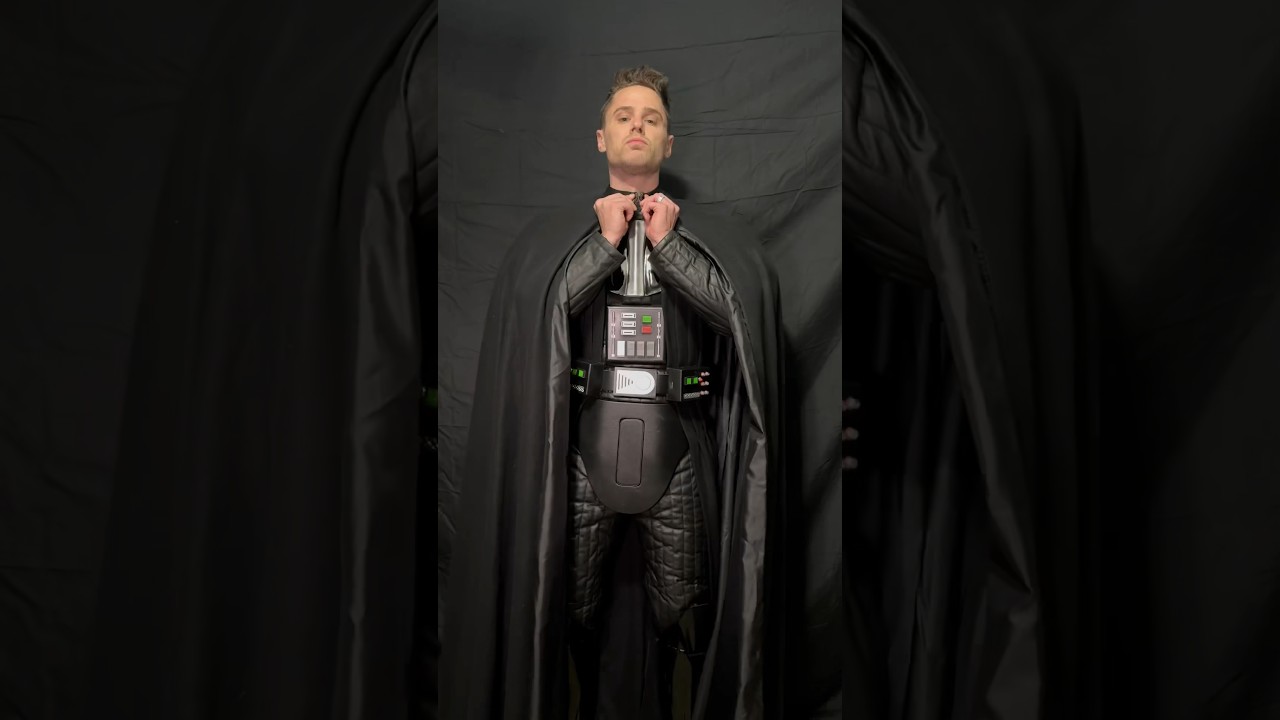 Upgraded Vader suit. #darthvader #unboxing #starwars #sith #darkside #cosplayer #vader #shorts