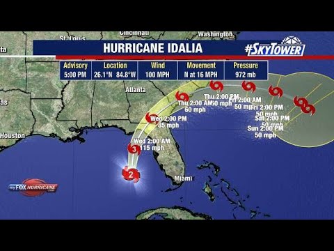 Hurricane Idalia update: Storm reaches Cat 2 strength, nears landfall