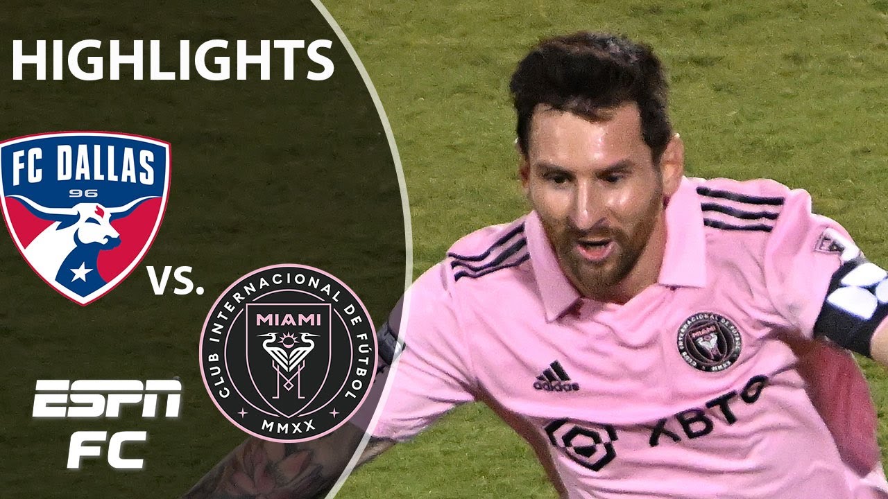 Lionel Messi HIGHLIGHTS from Inter Miami’s MAGICAL win over FC Dallas | Leagues Cup | ESPN FC