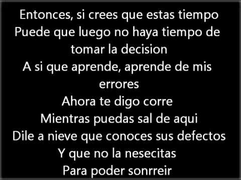 Nieve- Tercer cielo- Letra