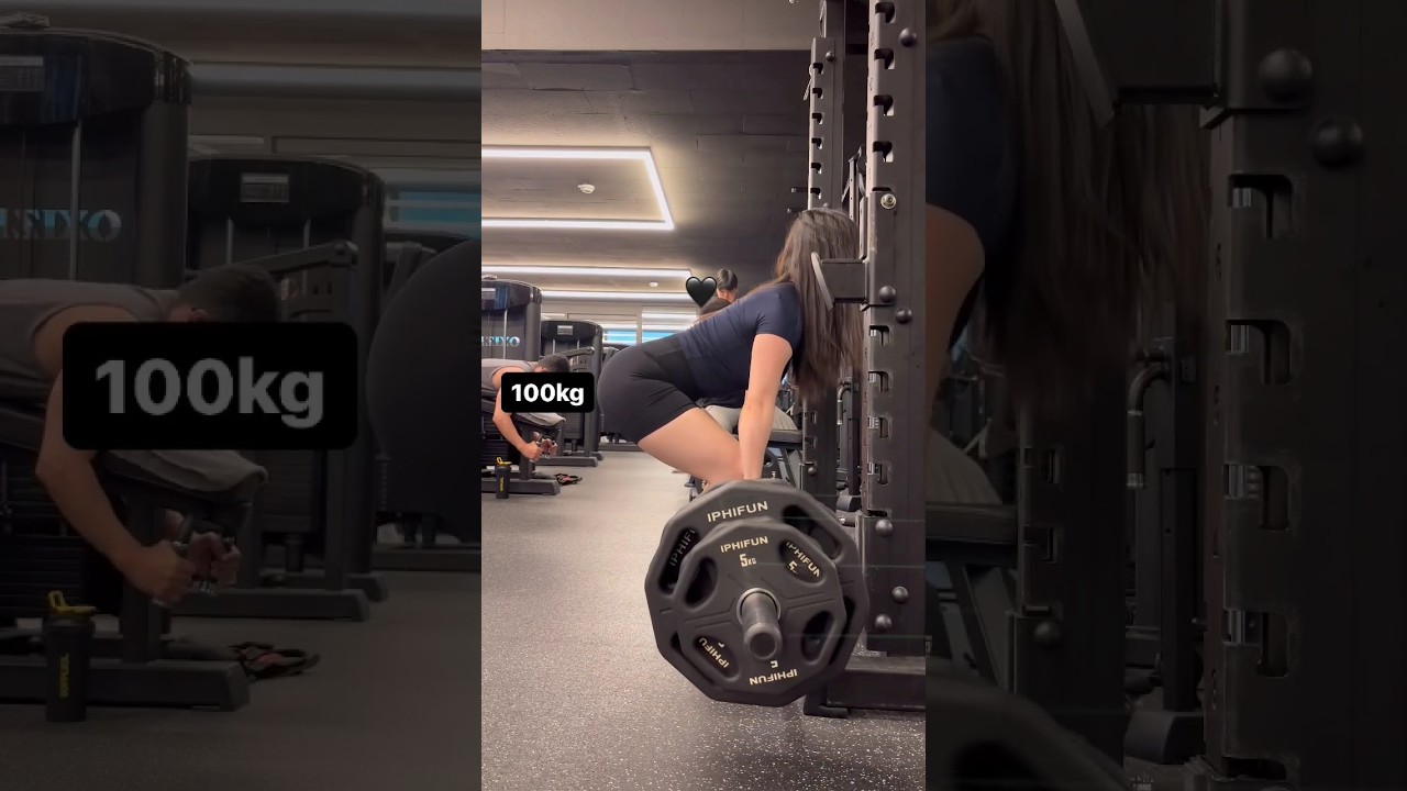 100kg 🔥 #fitnessgirl #fitgirls #fitness #fitnessmotivation #shortsfeed