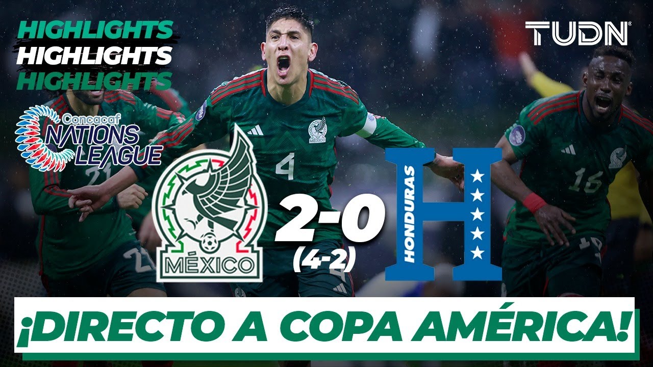 Resumen y goles | México (4)2-0(2) Honduras | Concacaf Nations League | TUDN
