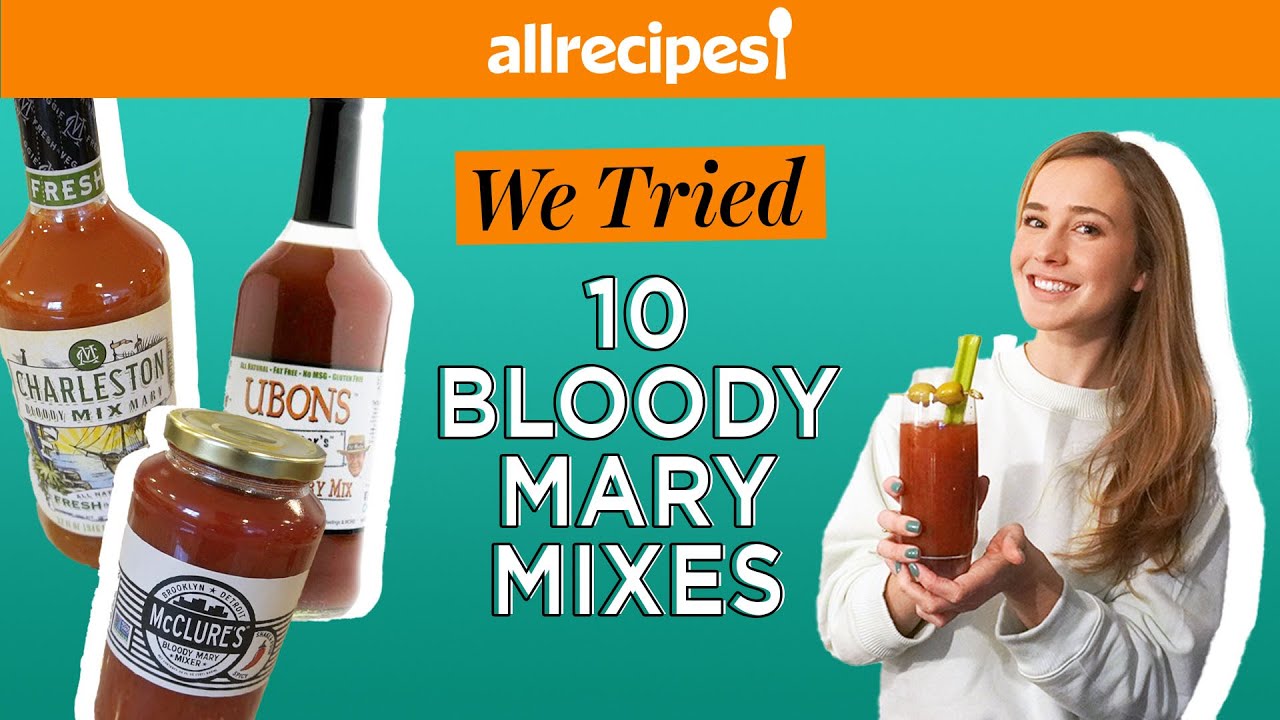 Trying TEN Bloody Mary Mixes! But Which One's Best? | We Tried It | Allrecipes.com