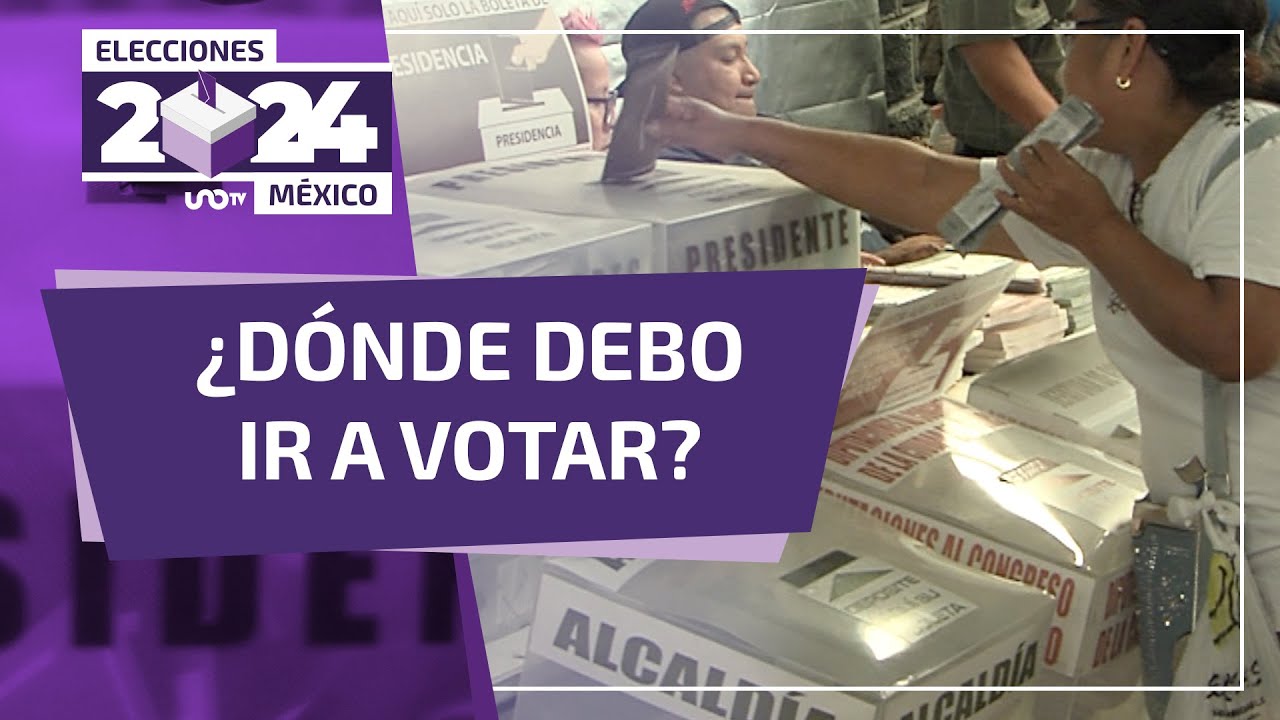 ¿Dónde debo ir a votar? Tu credencial tiene la respuesta