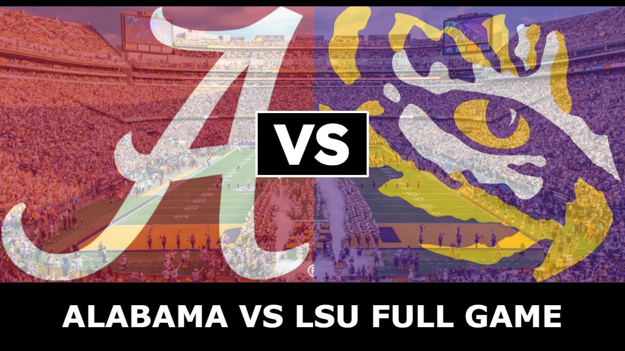 Alabama vs LSU Full Game | 2022 Full College Football Games |
