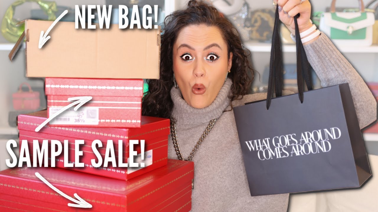 Luxury Bag Unboxing & Rene Caovilla Sample Sale Haul (-60% off!)