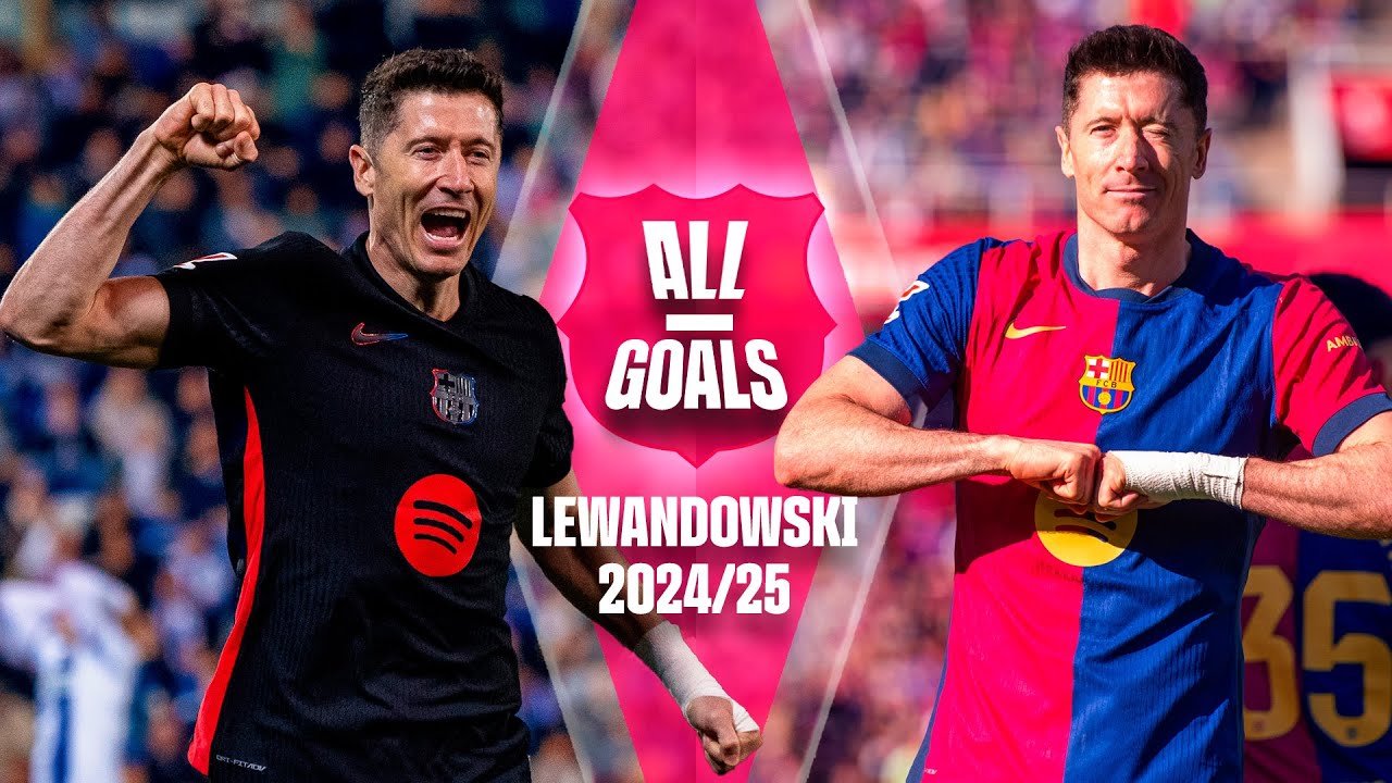 🔥 ALL of LEWANDOWSKI's GOALS this 2024/25 SEASON | FC BARCELONA 🔵🔴
