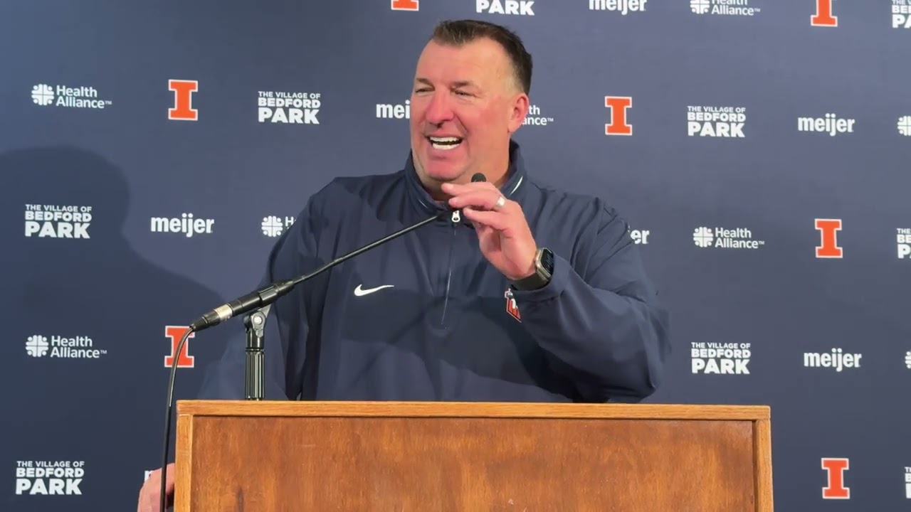 Michigan postgame: Illini coach Bret Bielema press conference