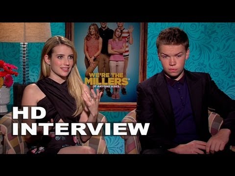 We're The Millers: Emma Roberts and Will Poulter Official Interview | ScreenSlam