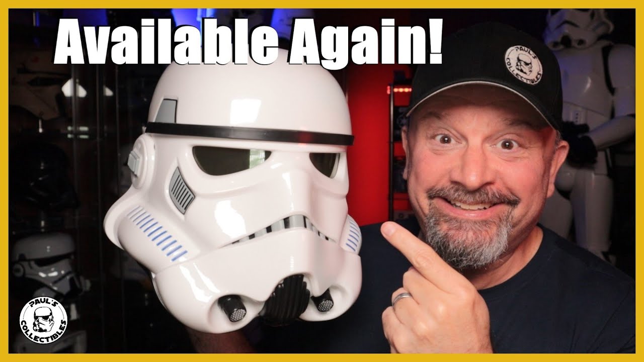 HELMET NEWS! Star Wars Black Series Stormtrooper Helmet RE-RELEASED!