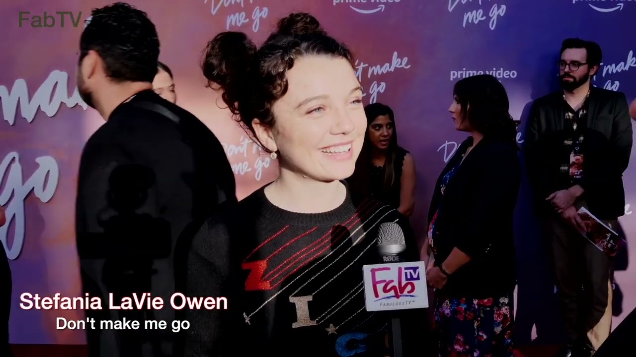 Stefania LaVie Owen arrives at the "Don't make me go" premiere