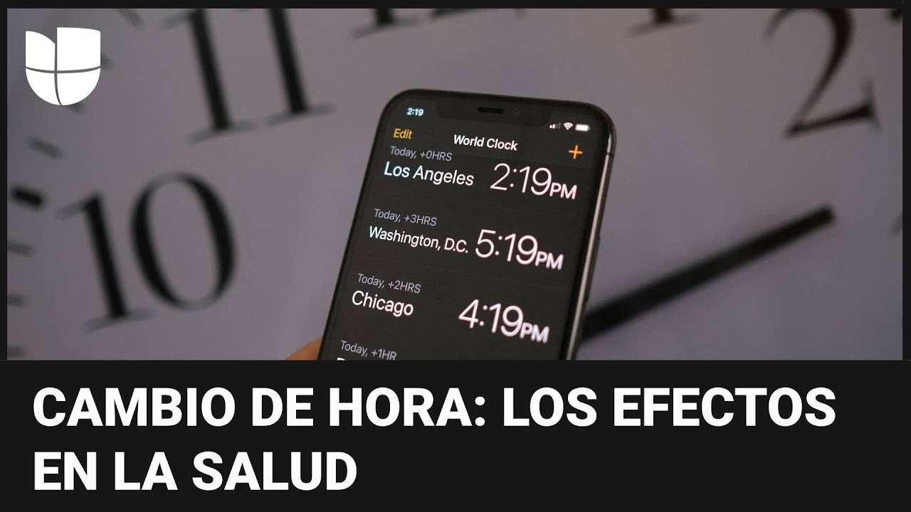 Cambio de hora en EEUU: qué efectos tiene en nuestra salud y qué podemos hacer para minimizarlos