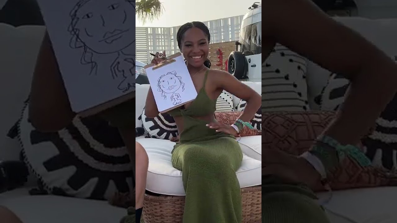 Quen Blackwell's 60 Second Portrait Challenge at #Coachella